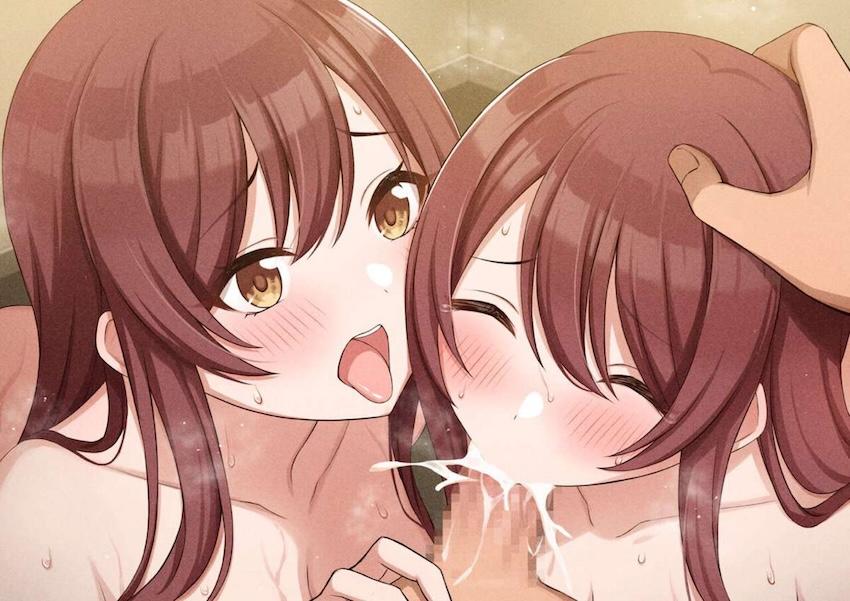 大崎姉妹のWフェラCG集 <> 009