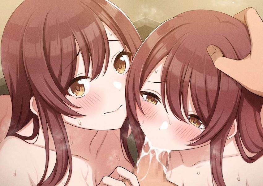 大崎姉妹のWフェラCG集 <> 012