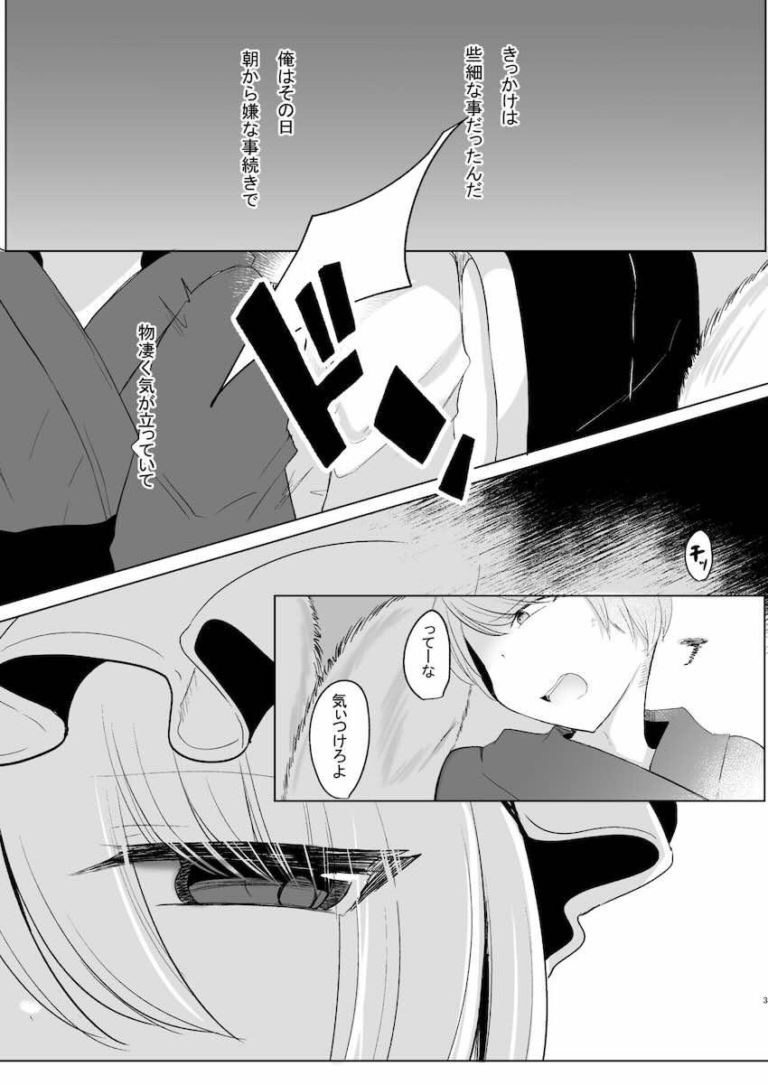 デカチンふたなり痴女八雲藍に逆レイプでアナルをほじられてメスになる！ <> 002