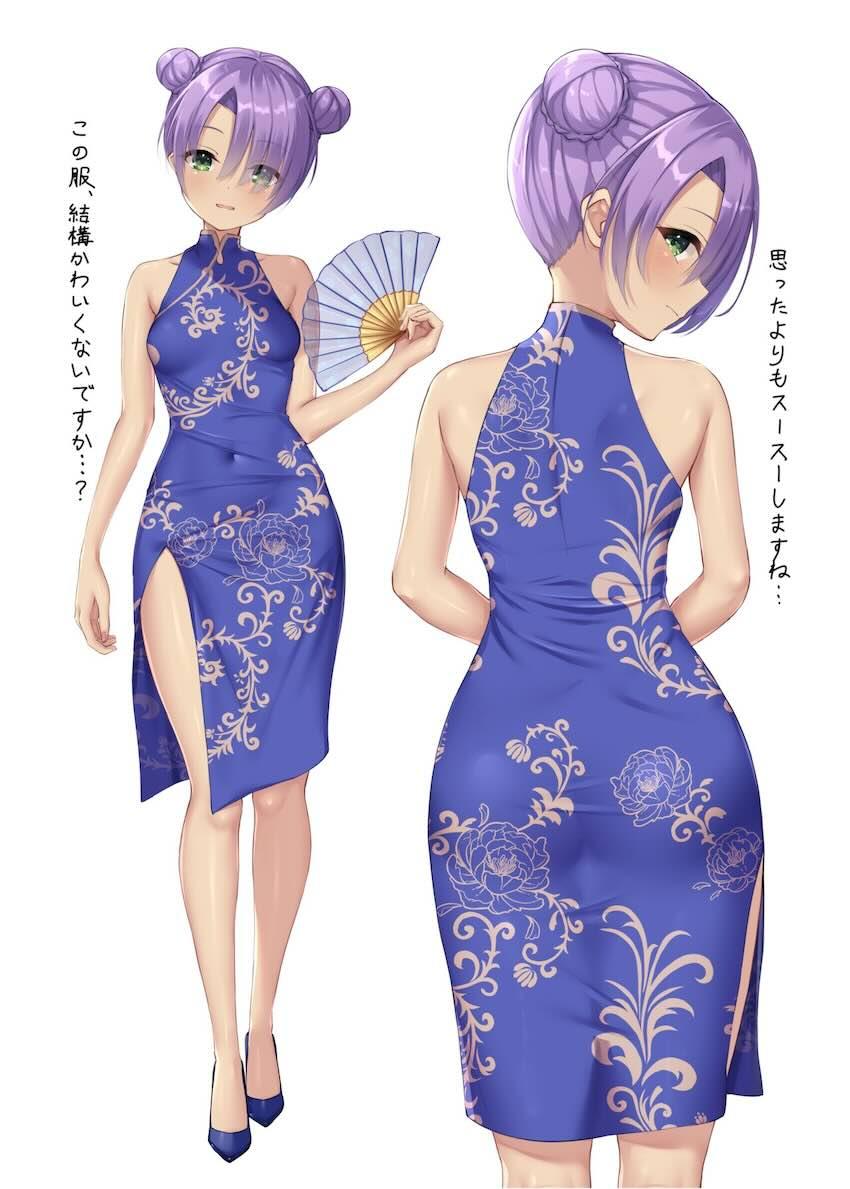日焼け跡がエロい水泳女子・火打谷愛衣のエロイラストとセックス <> 004