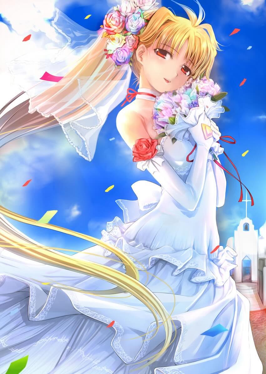 フェイトとなのはの双頭ディルドレズえっちほかフルカラーイラスト集 <> 023