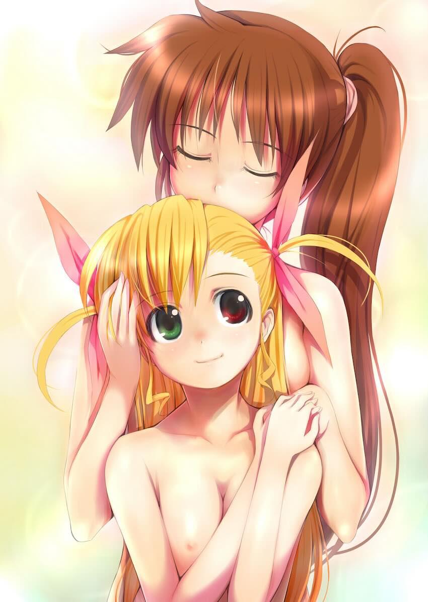 フェイトとなのはの双頭ディルドレズえっちほかフルカラーイラスト集 <> 031