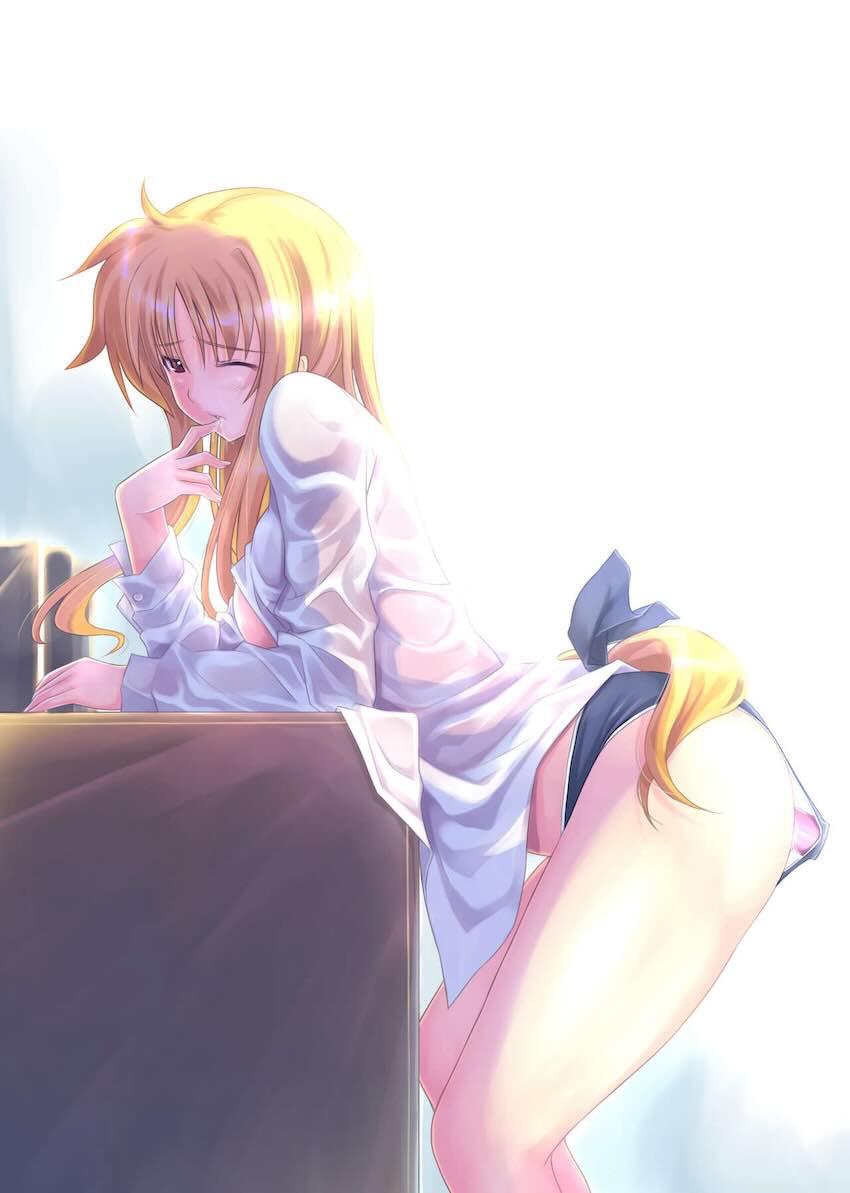 フェイトとなのはの双頭ディルドレズえっちほかフルカラーイラスト集 <> 033