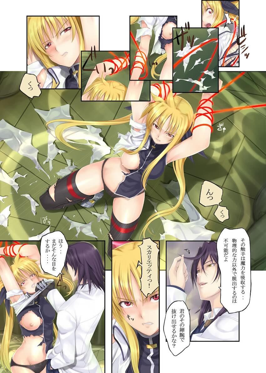 フェイトとなのはの双頭ディルドレズえっちほかフルカラーイラスト集 <> 044
