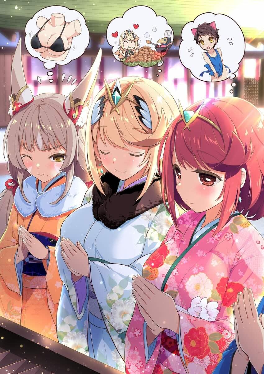 ビキニ姿のホムラ・ヒカリ・ニアがトロ顔さらしてビーチで青姦中出しセックス☆フルカラー！ <> 040