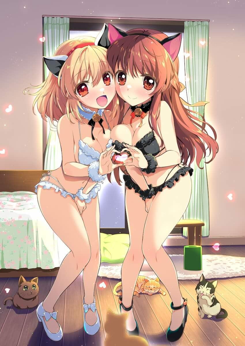 ビキニ姿のホムラ・ヒカリ・ニアがトロ顔さらしてビーチで青姦中出しセックス☆フルカラー！ <> 044
