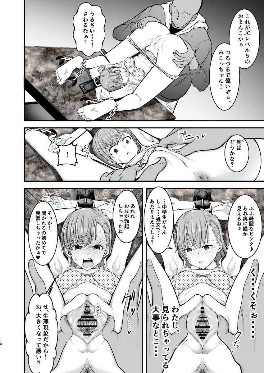 拉致拘束した御坂美琴が生意気すぎるのでまんぐり肉便器レイプでお仕置きする本 <> 009