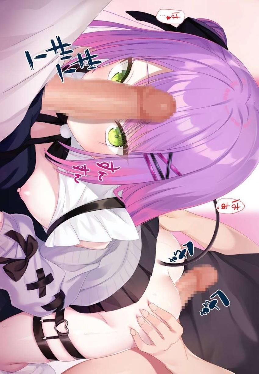 常闇トワにフェラとバックから同時射精！ <> 1