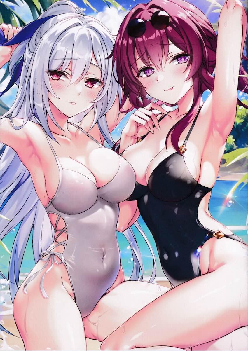 鏡流とカフカとビーチ青姦セックス <> 002