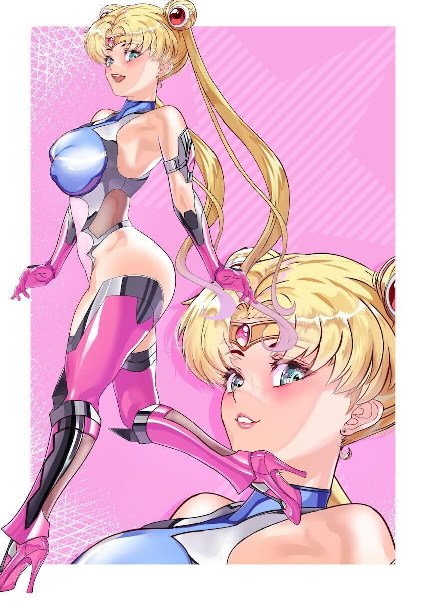 【後編】生意気ムーン娘たちを緊縛調教で躾けるスケベおじさん！ <> 082