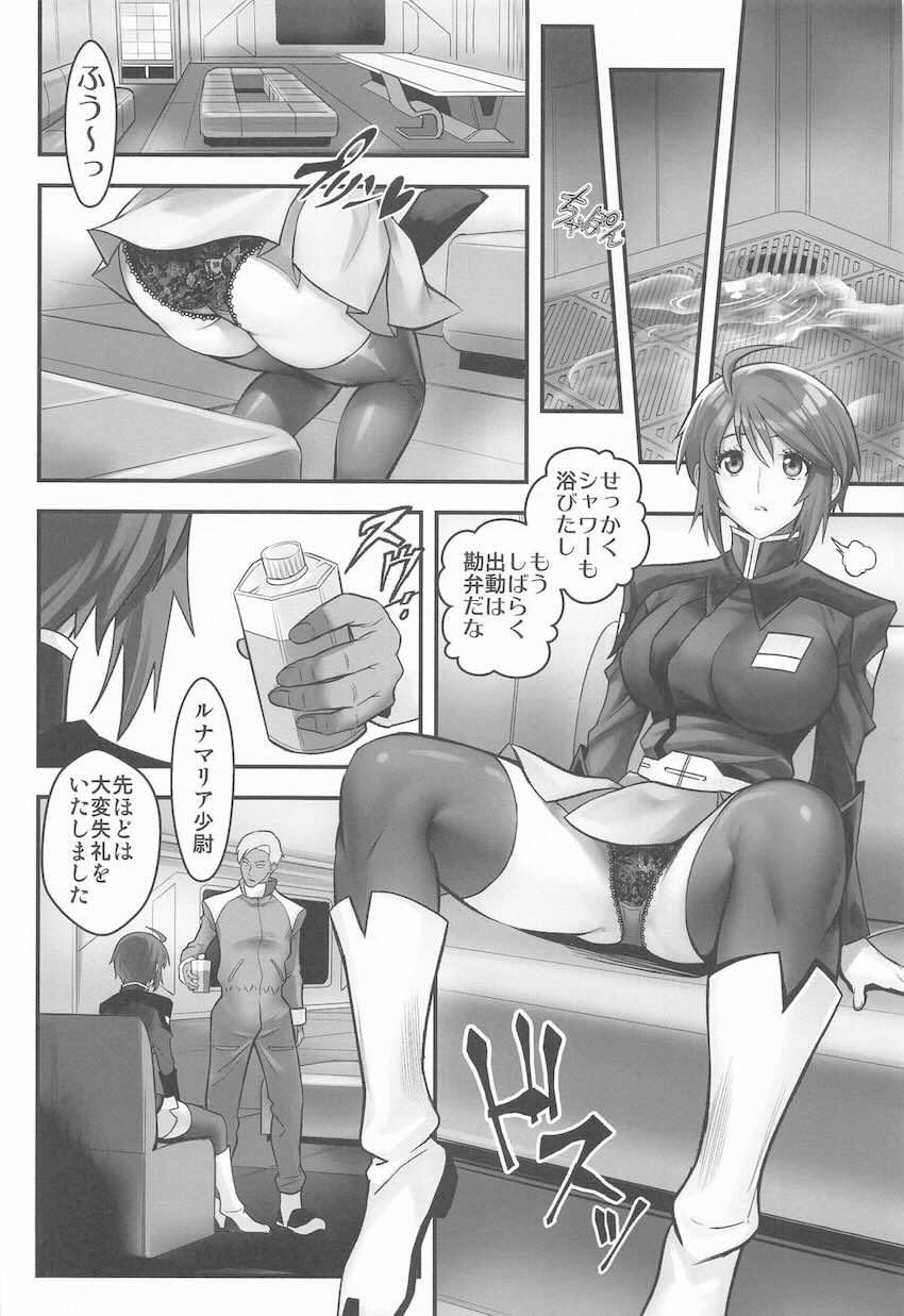 生意気ルナマリア様に睡眠薬盛って輪姦中出しセックス！ <> 009