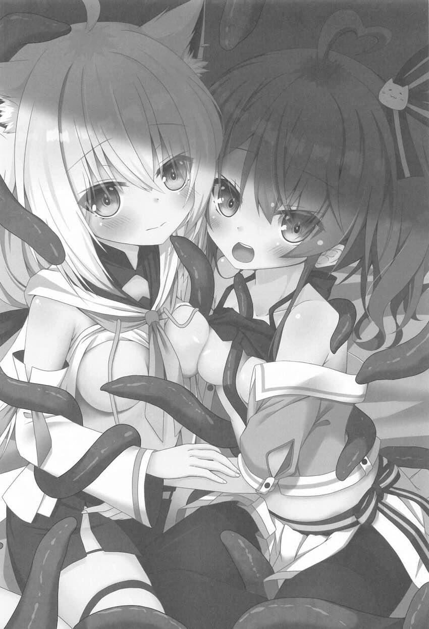 フブキちゃんまつりちゃんが触手で犯されちゃう！ <> 023