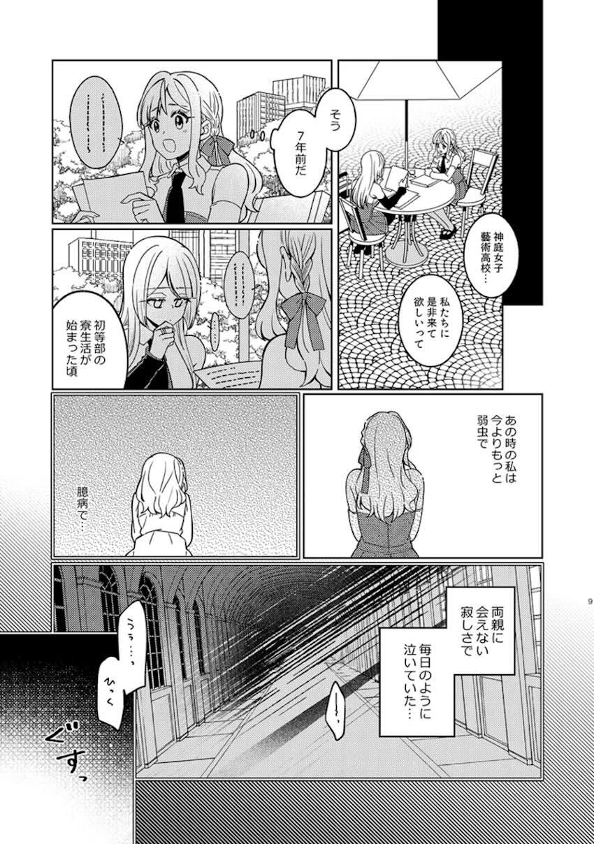 宮川高嶺と今叶星の微エロ百合えっちハッピーエンド【シリアス風味】 <> 008