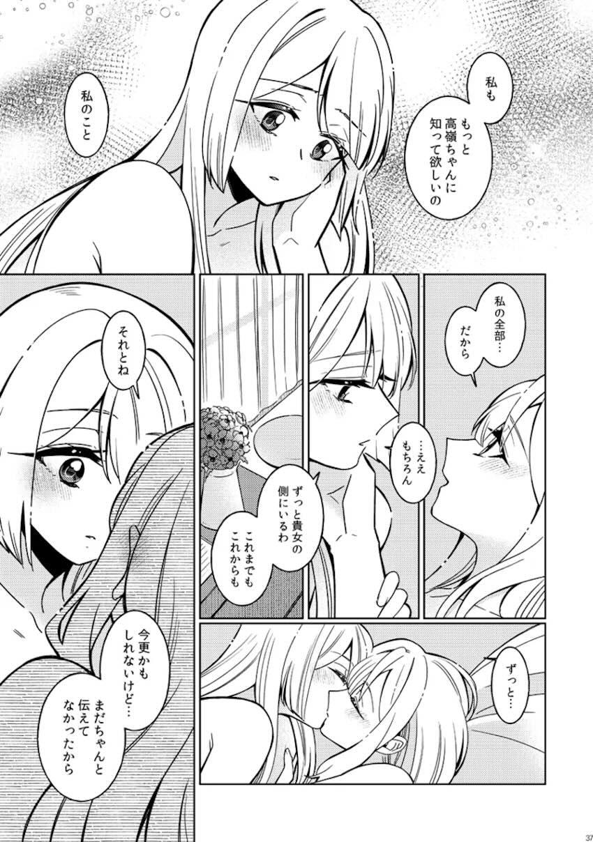 宮川高嶺と今叶星の微エロ百合えっちハッピーエンド【シリアス風味】 <> 036