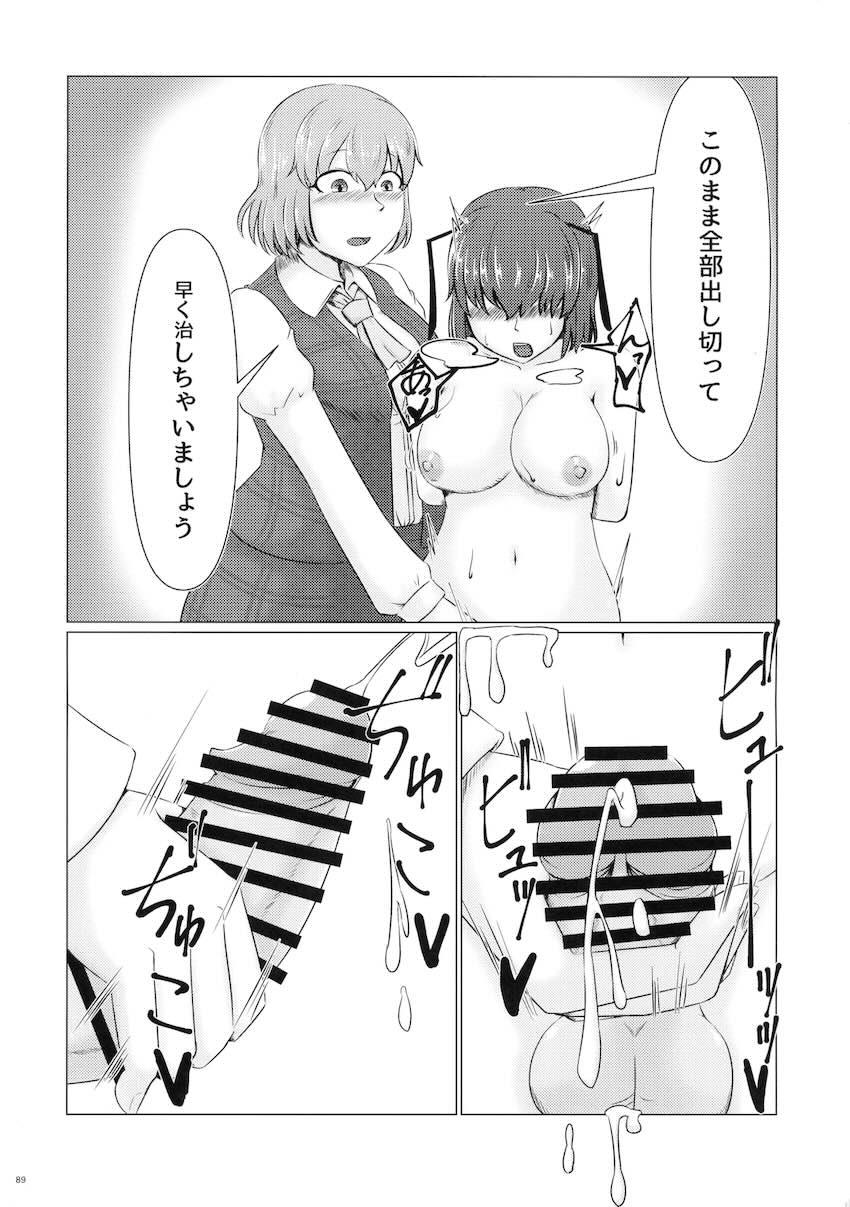 【前編】東方ふたチンポ射精管理レズ合同誌 <> 088