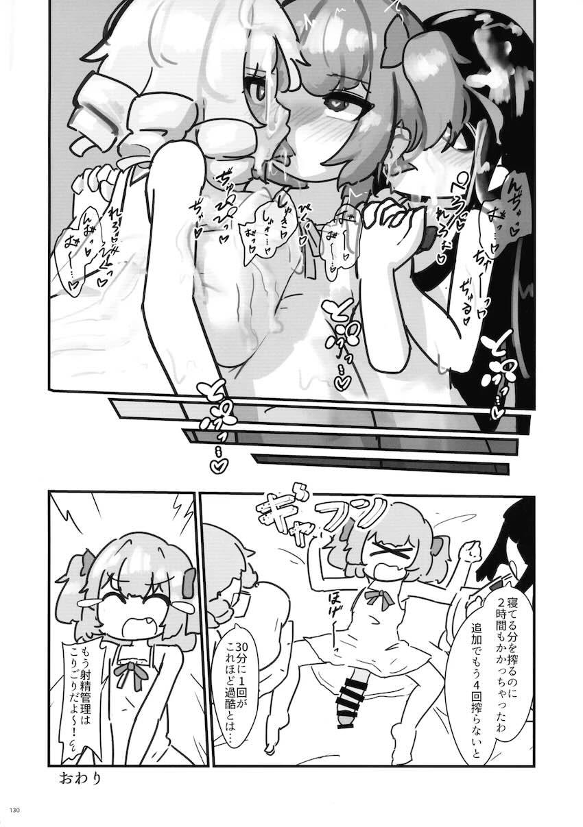 【前編】東方ふたチンポ射精管理レズ合同誌 <> 129