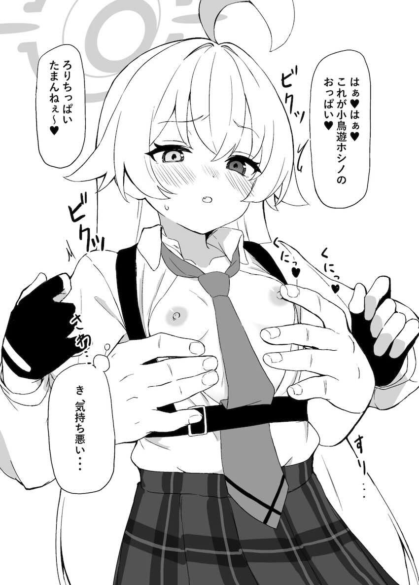 スケベ中年おじさんとの援交セックスで処女卒業しちゃう小鳥遊ホシノ <> 003