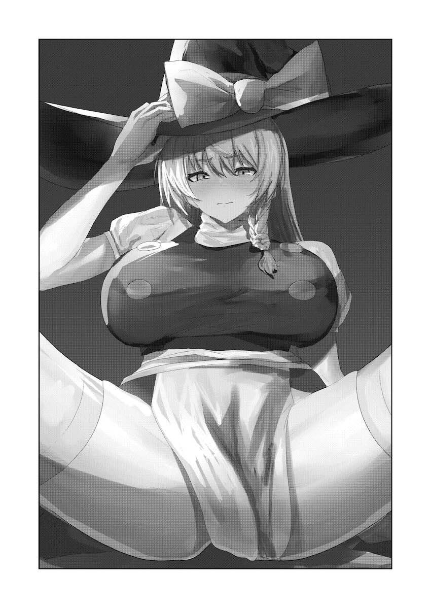 媚薬効果で潮吹きまくる魔理沙と中出しセックス！ <> 002