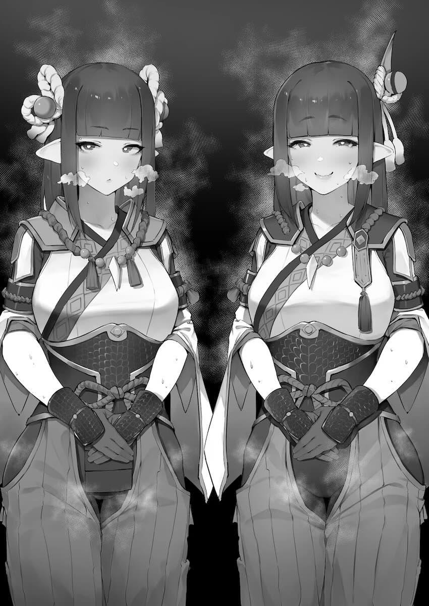 ミノトヒノエ姉妹の乳首舐めフェラでイグイグゥゥゥ！ <> 012