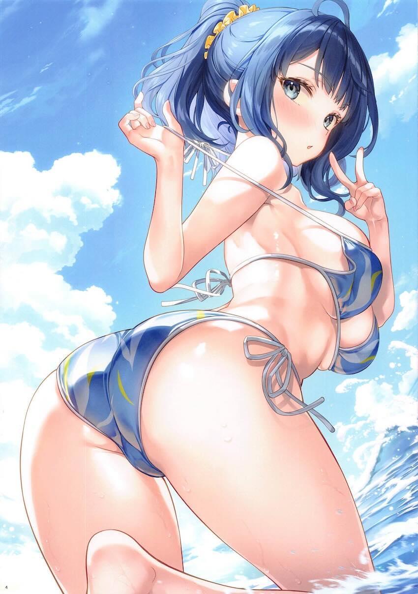 積極的な八奈見さんに童貞包茎チンポを即尺されてそのまま筆下ろしセックス！焼塩・小鞠も参戦してハーレムセックスに発展する！ <> 003