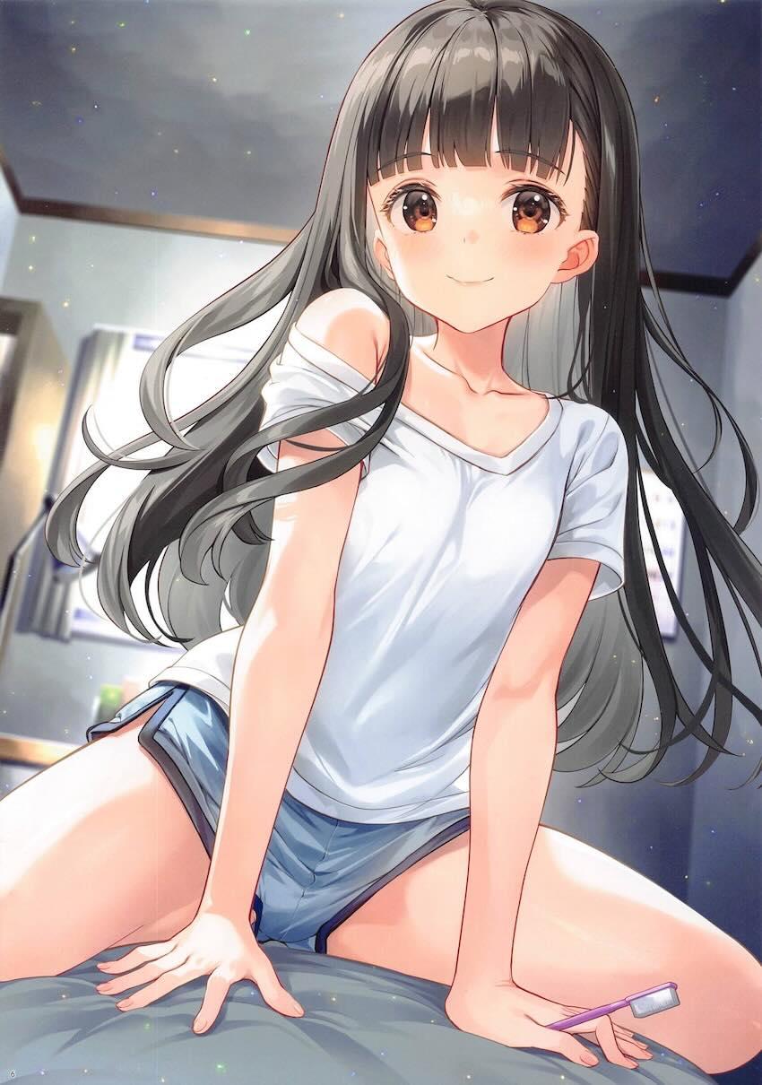積極的な八奈見さんに童貞包茎チンポを即尺されてそのまま筆下ろしセックス！焼塩・小鞠も参戦してハーレムセックスに発展する！ <> 005