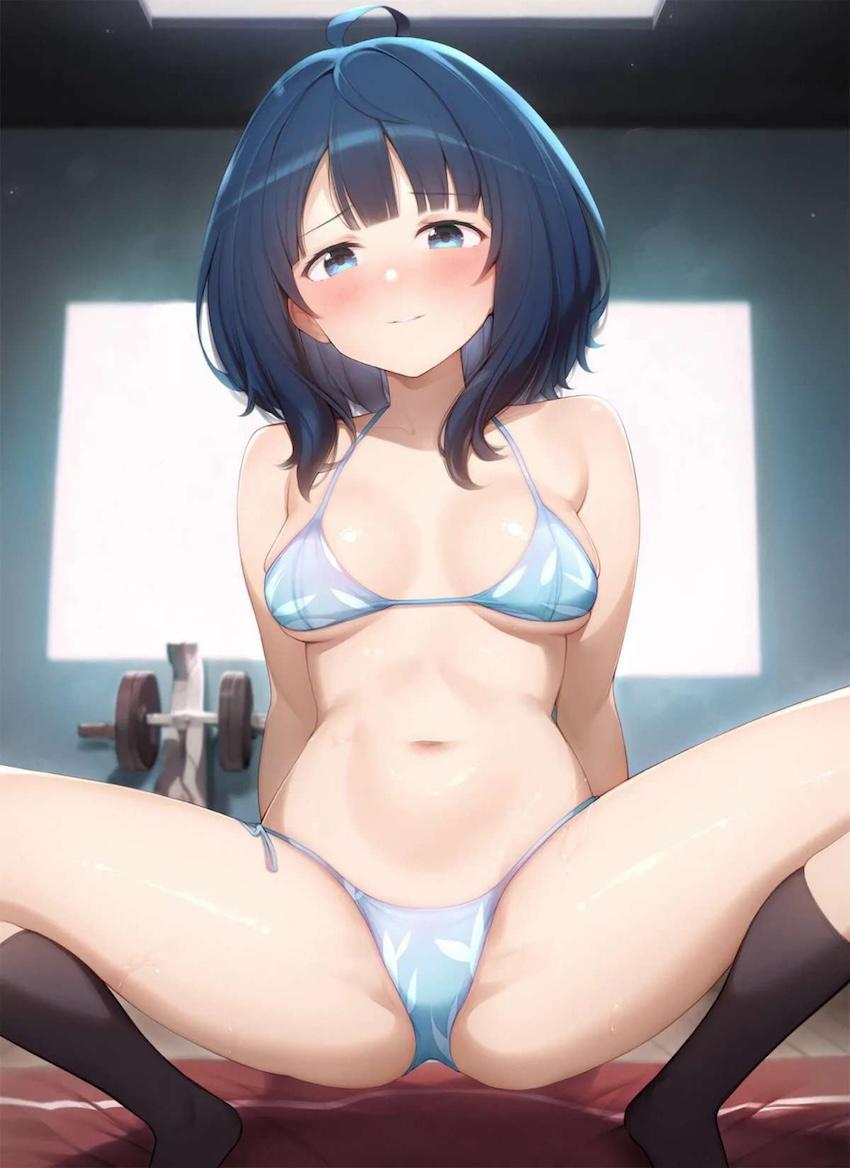 マイクロビキニの八奈見さんに生中出しCG集 <> 1