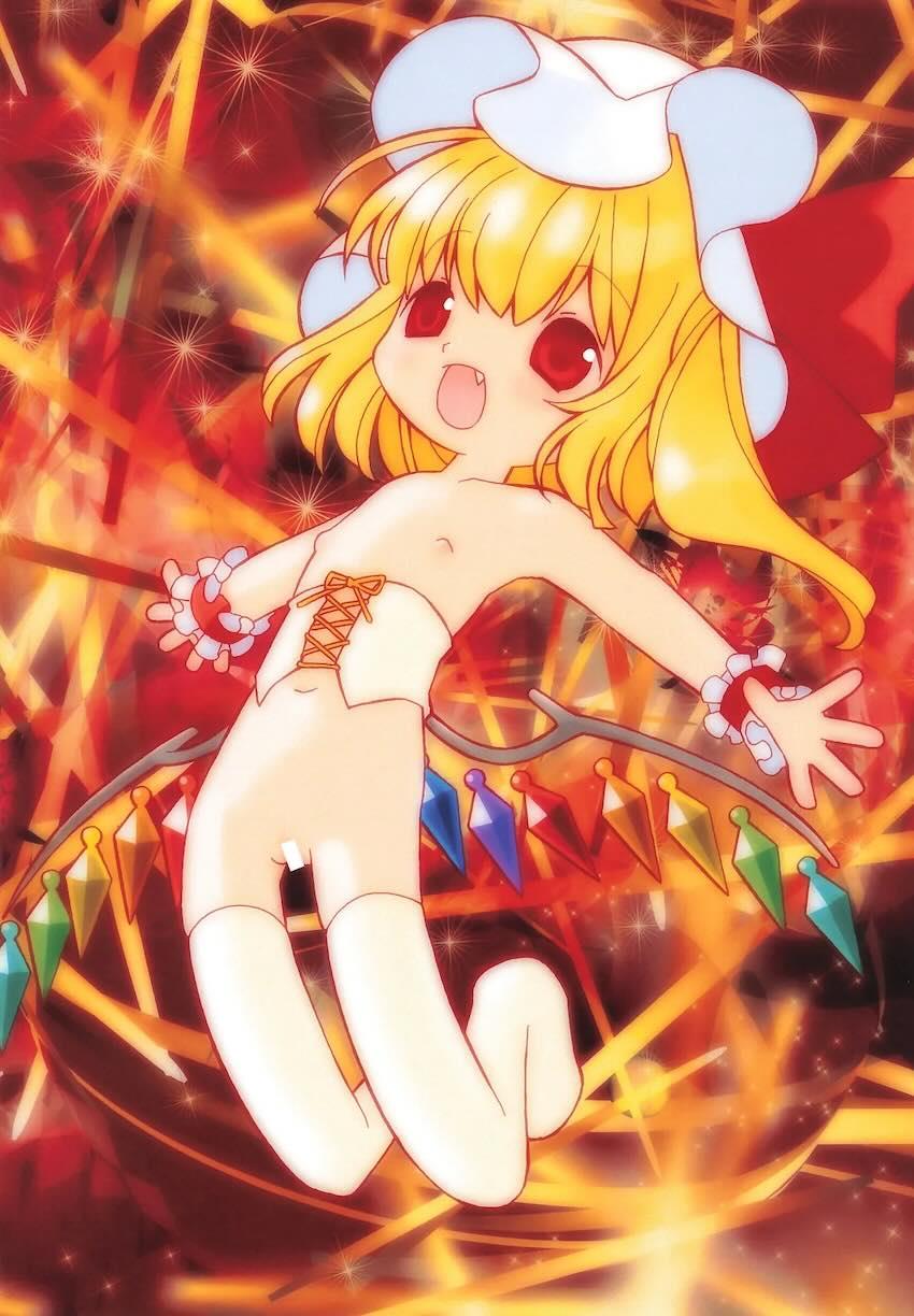 東方つるぺたフルカラーイラスト集(フラン・レミリア・河城にとり・伊吹萃香・火炎猫燐・依神紫苑・霊夢・魔理沙) <> 004