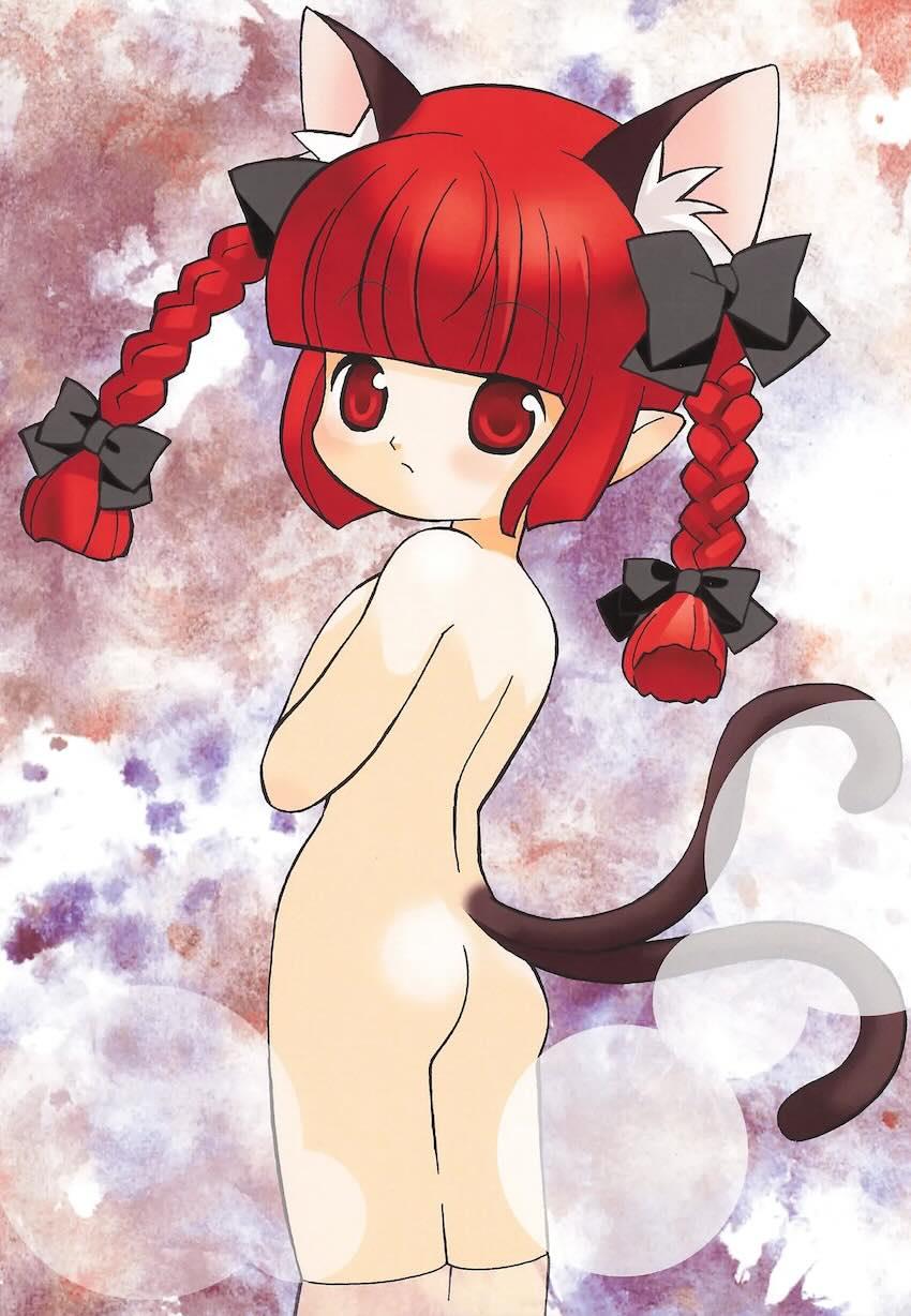 東方つるぺたフルカラーイラスト集(フラン・レミリア・河城にとり・伊吹萃香・火炎猫燐・依神紫苑・霊夢・魔理沙) <> 007