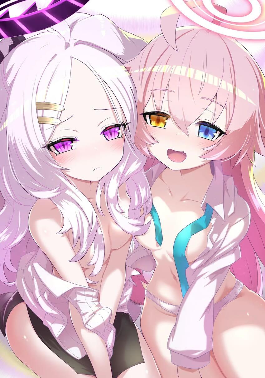 ホシノ＆ヒナとロリ3P！ <> 032