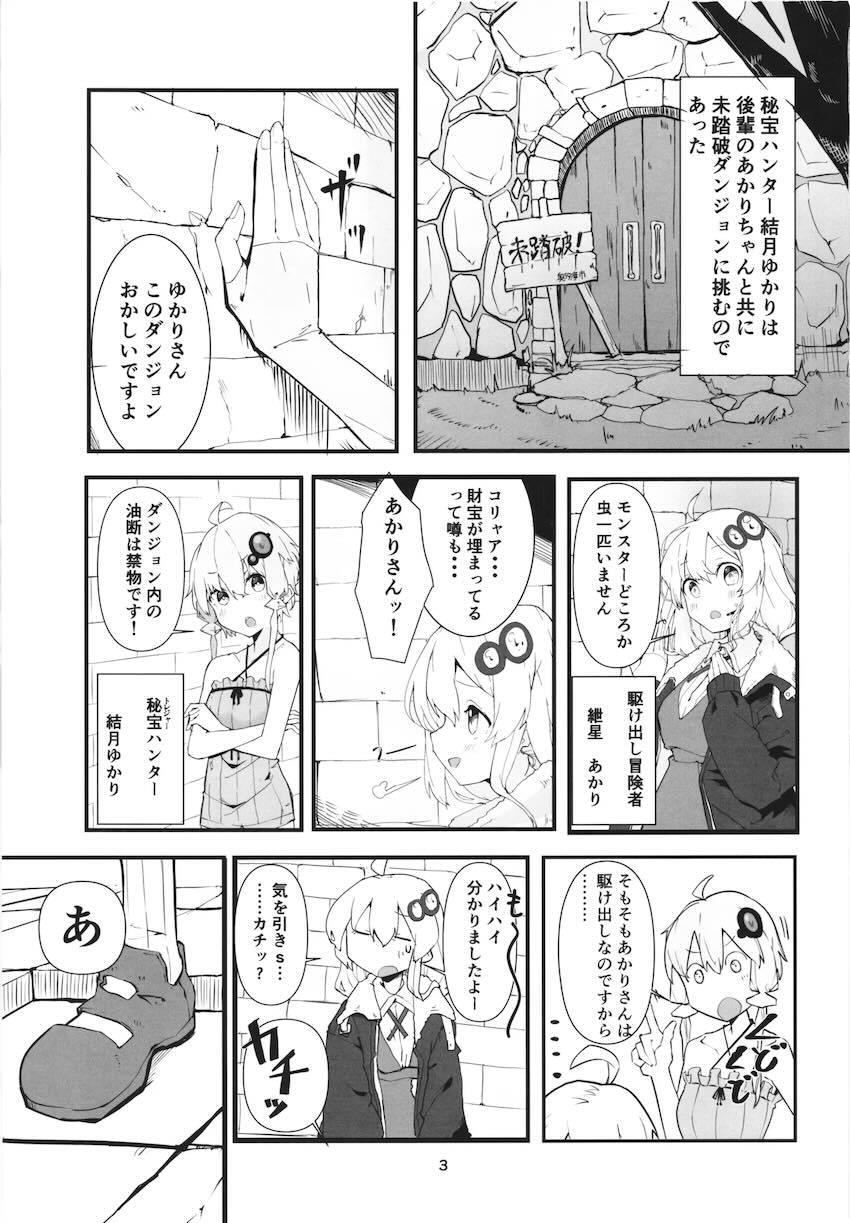 ダンジョンで触手モンスターに犯されて堕ちるゆかりとあかり <> 002