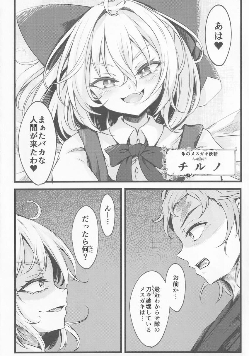 メスガキ妖精チルノ VS 甘次郎 <> 005