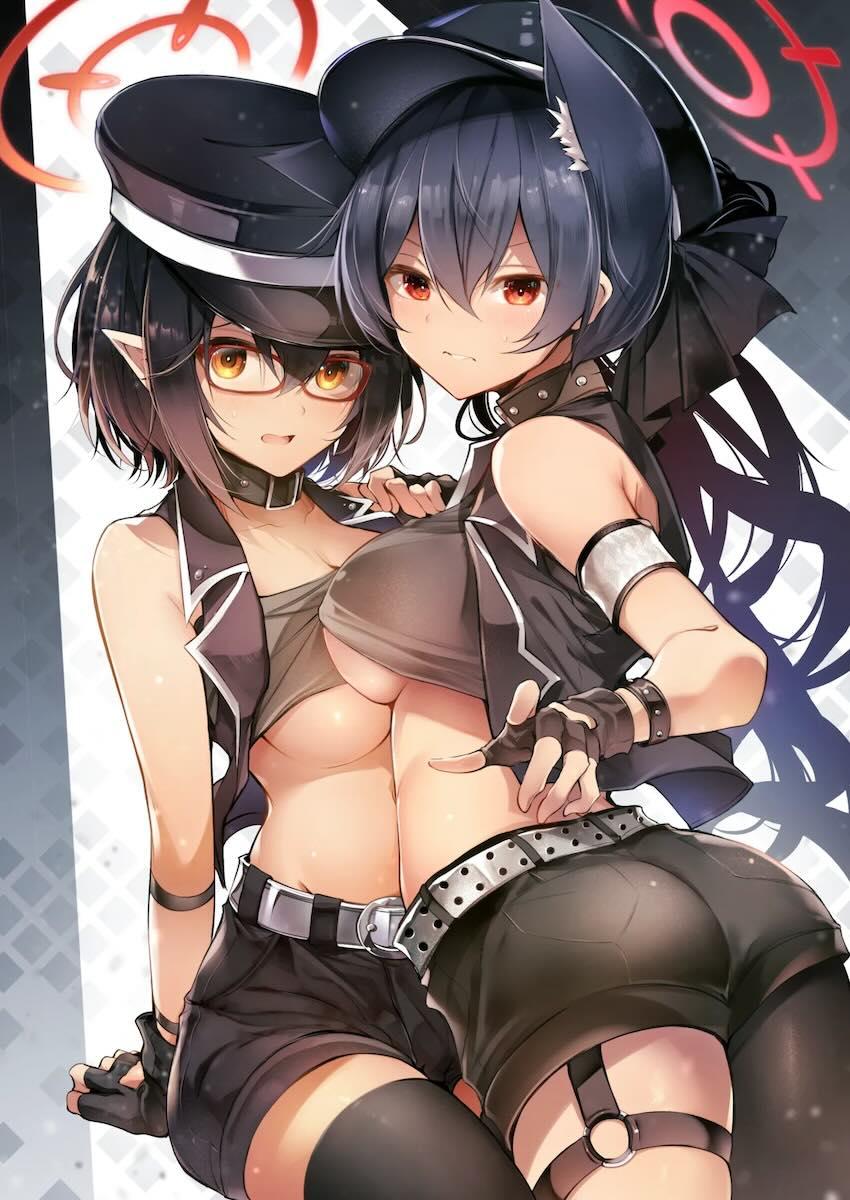 控え室でセリカとアヤネと3Pセックス！ <> 023