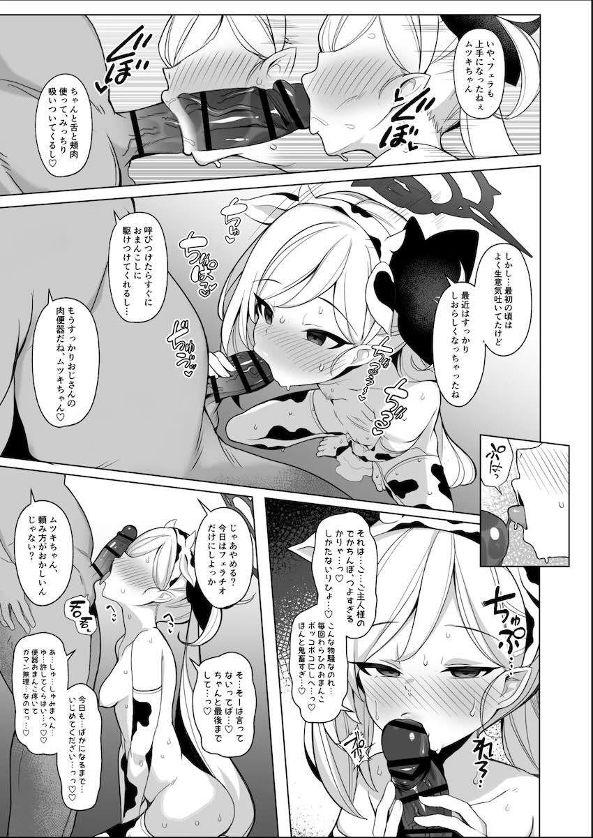 調教済み完堕ちマゾ雌牛としておじさんの指示に従順に従う浅黄ムツキ <> 003