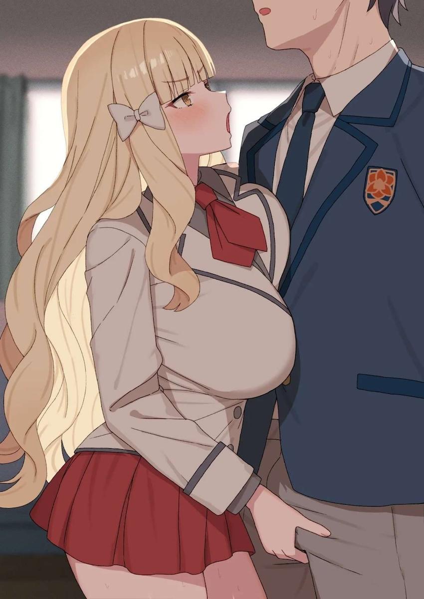 制服サレンと主観正常位えっち <> 006