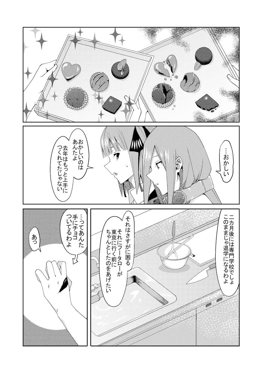 二乃と三玖のチョコづくり <> 1