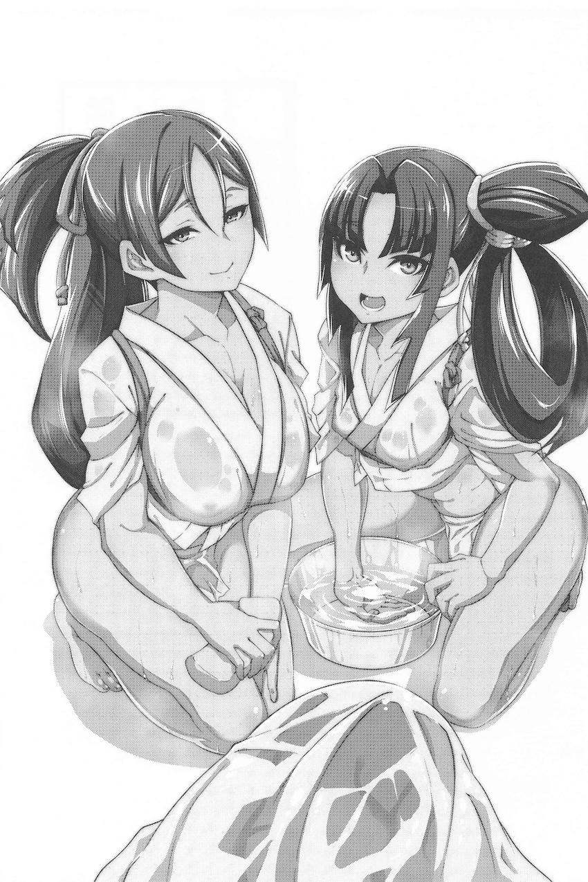 牛若丸と頼光のエロエロご奉仕洗体3Pセックス！ <> 028