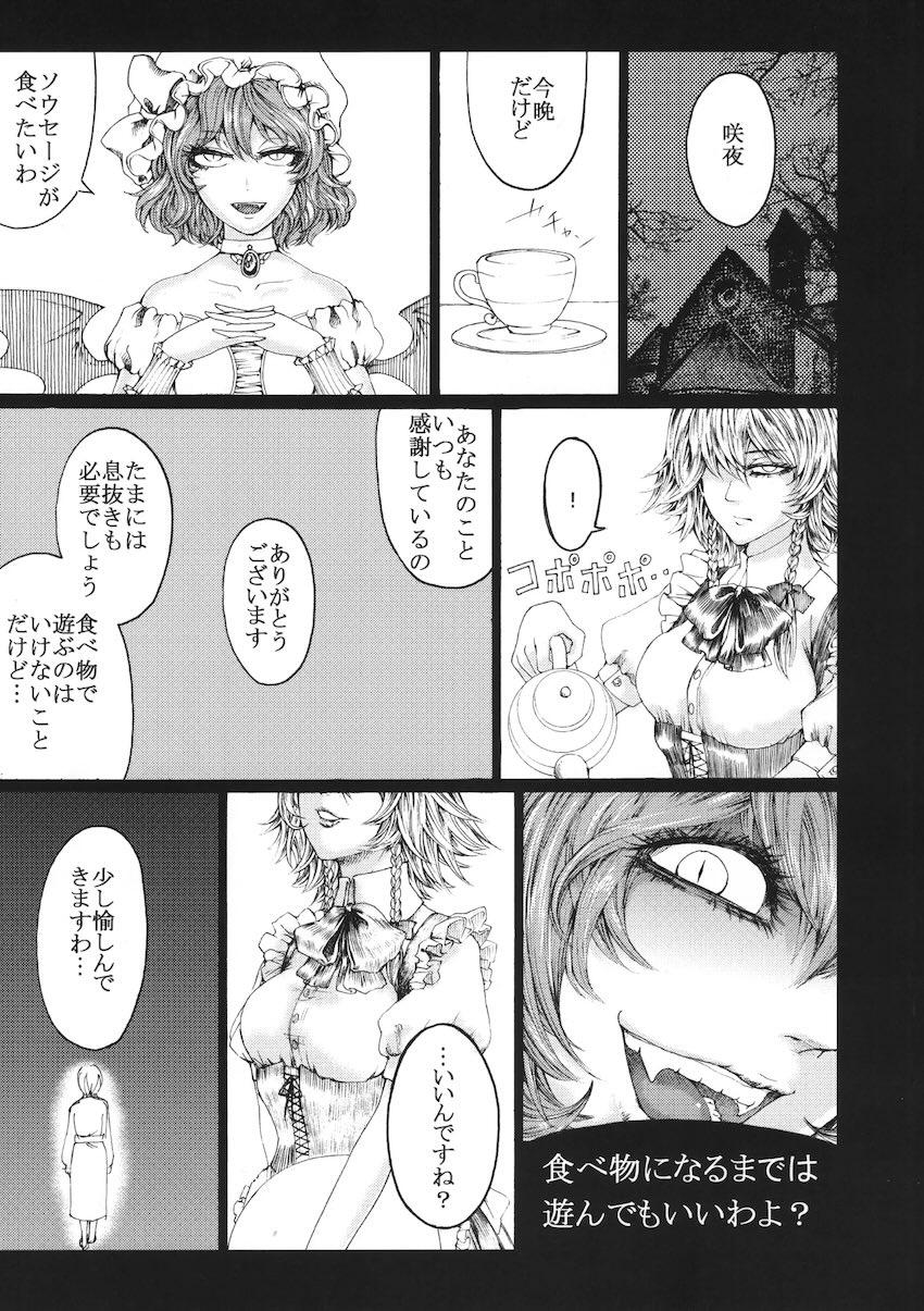 十六夜咲夜の逆アナル痴女レイプ総集本 <> 006