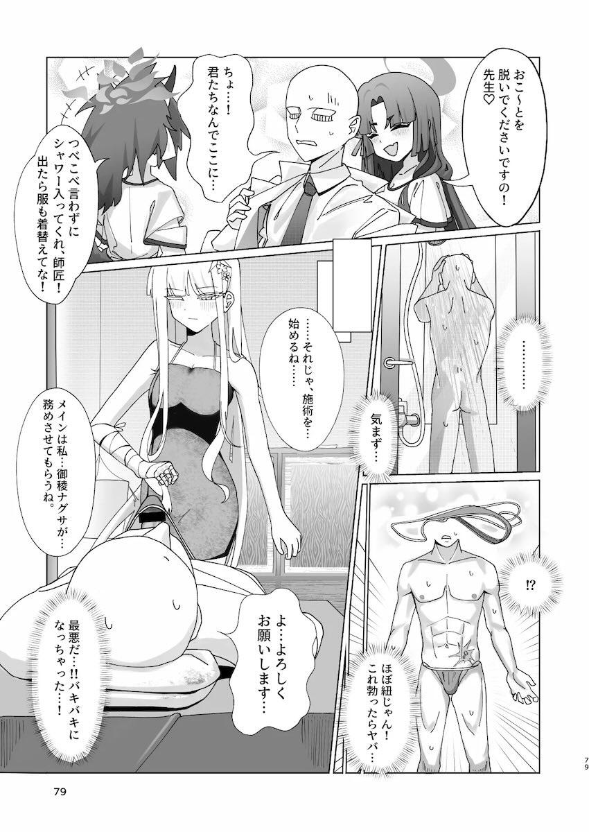 メンズエステでエロい生徒たちに完全受身で搾られる合同誌 <> 078