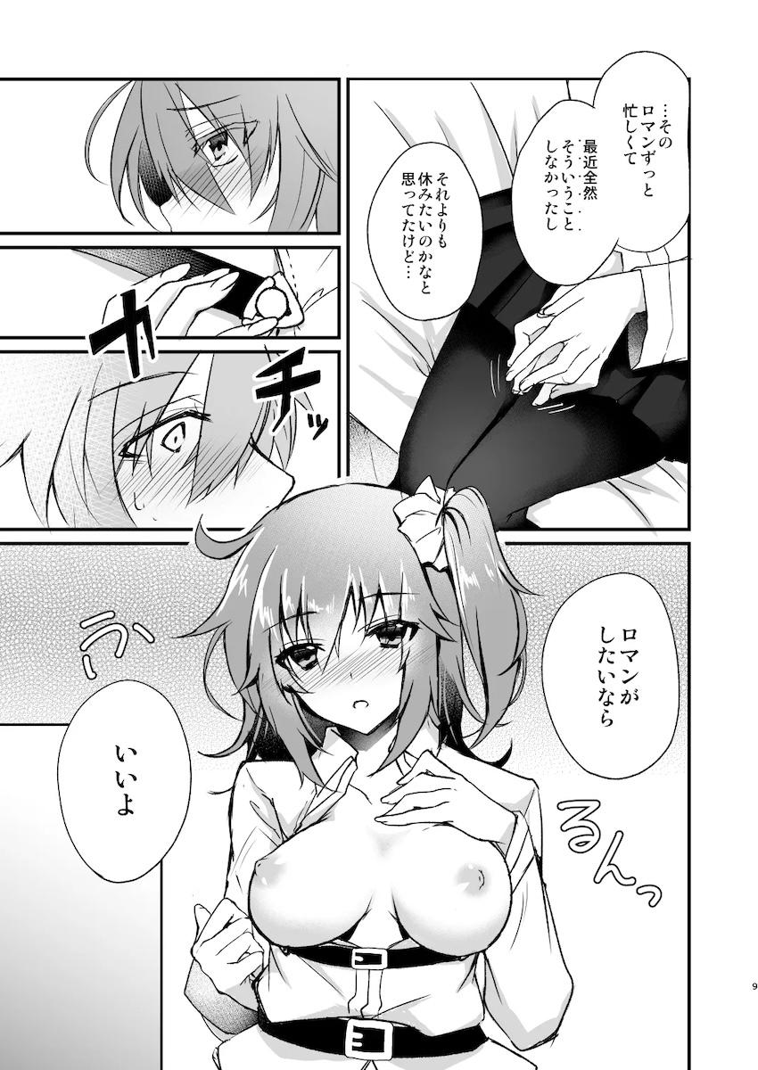 ぐだ子とロマンのゴムエッチ！ <> 008