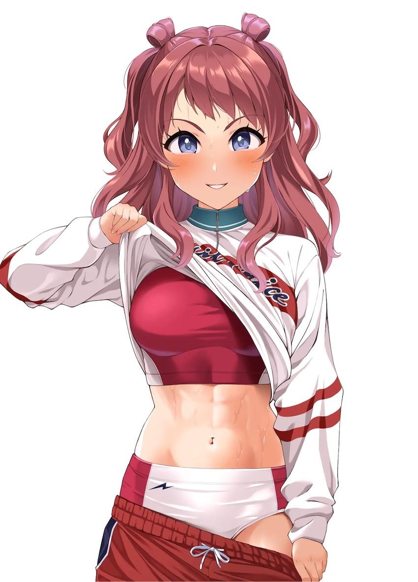 ムラムラ汗蒸れ陸上セパレート花海咲季とイクイクぅセックス勝負！ <> 002