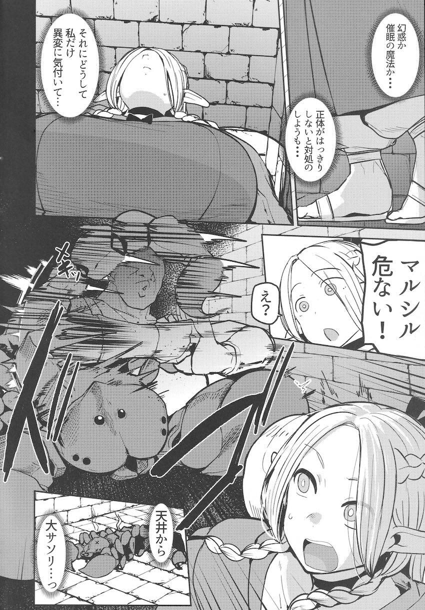 爆乳エルフのマルシルがおじさんに媚薬盛られて堕とされる本 <> 005