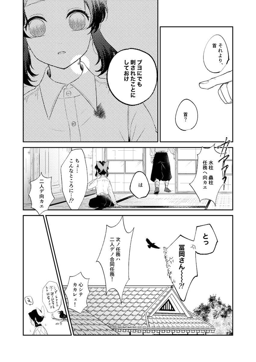 冨岡さんと胡蝶さんが両片想いで畳えっち <> 021
