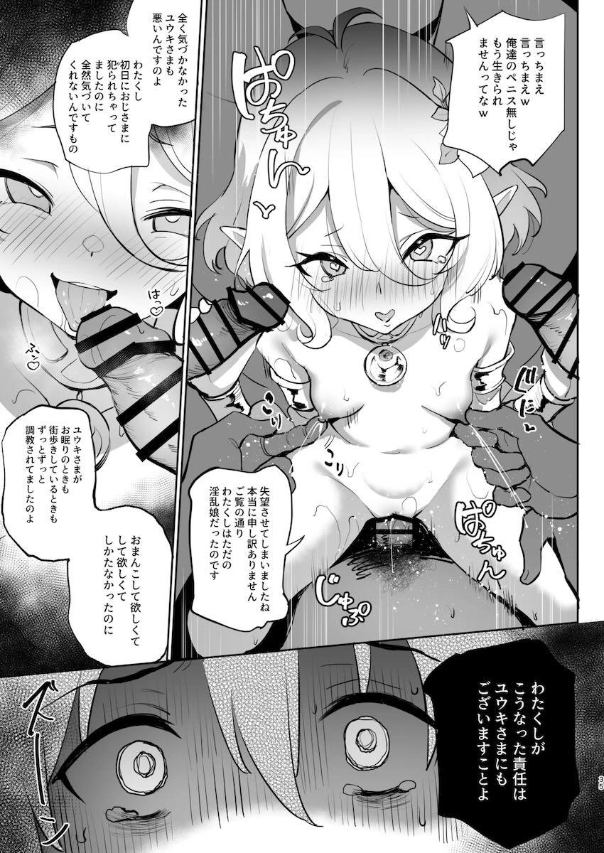 おまんこ焦らし調教で限界を迎えたコッコロちゃんが二穴輪姦ファックで完堕ちするNTR本 <> 034