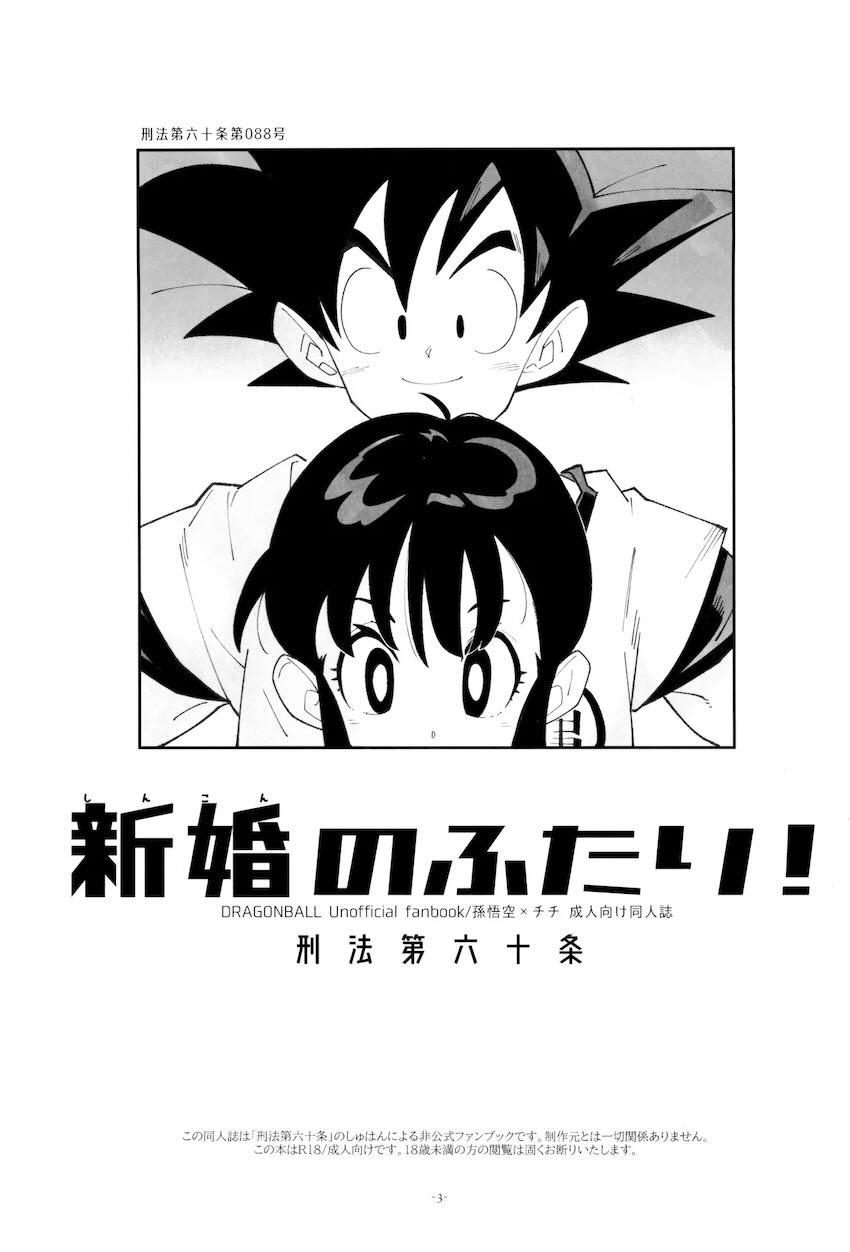 悟空とチチの新婚処女童貞初エッチ！ <> 002