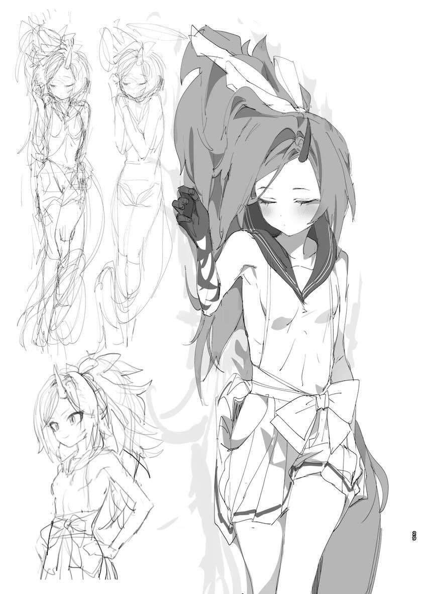 180p超えブルアカラフイラスト総まとめC105 <> 028