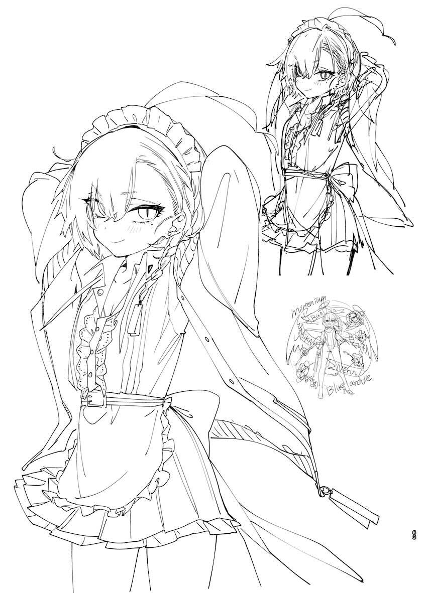 180p超えブルアカラフイラスト総まとめC105 <> 062