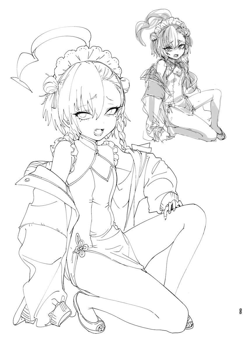 180p超えブルアカラフイラスト総まとめC105 <> 068