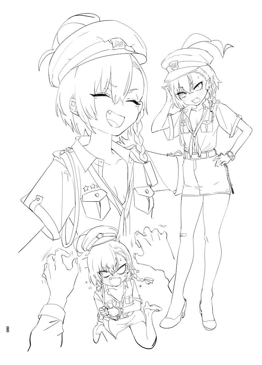 180p超えブルアカラフイラスト総まとめC105 <> 087