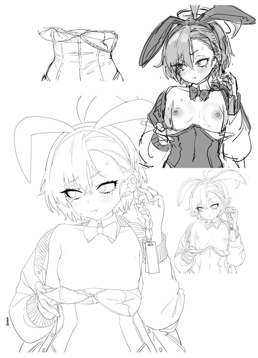 180p超えブルアカラフイラスト総まとめC105 <> 113