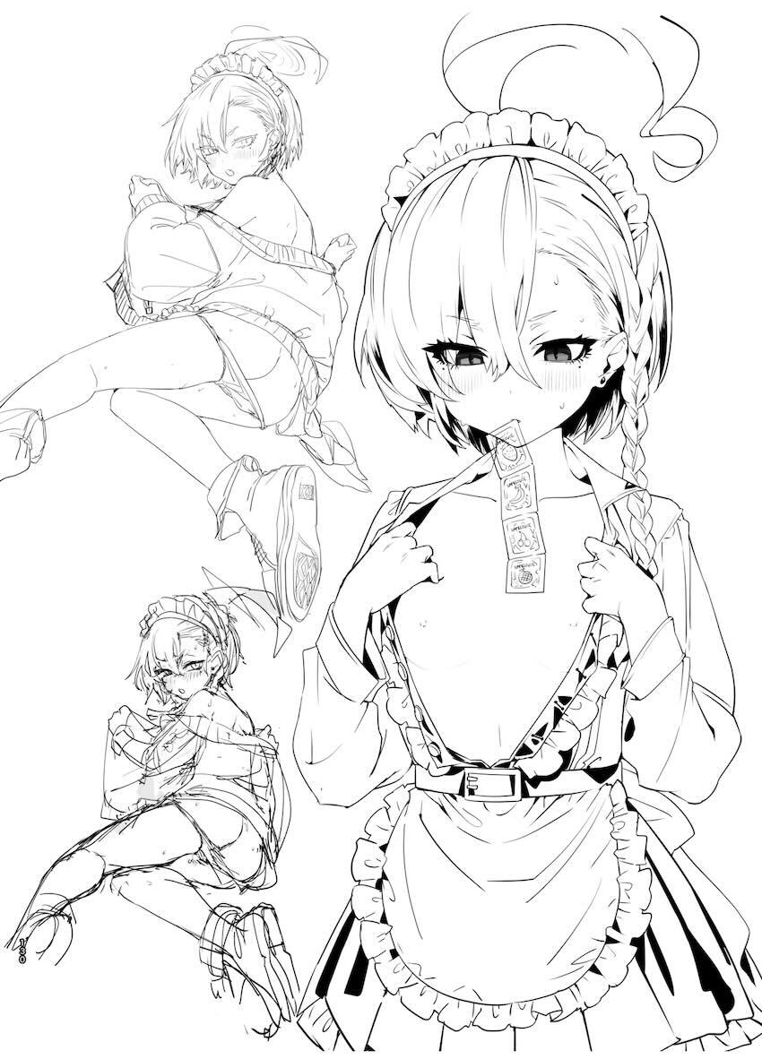 180p超えブルアカラフイラスト総まとめC105 <> 129